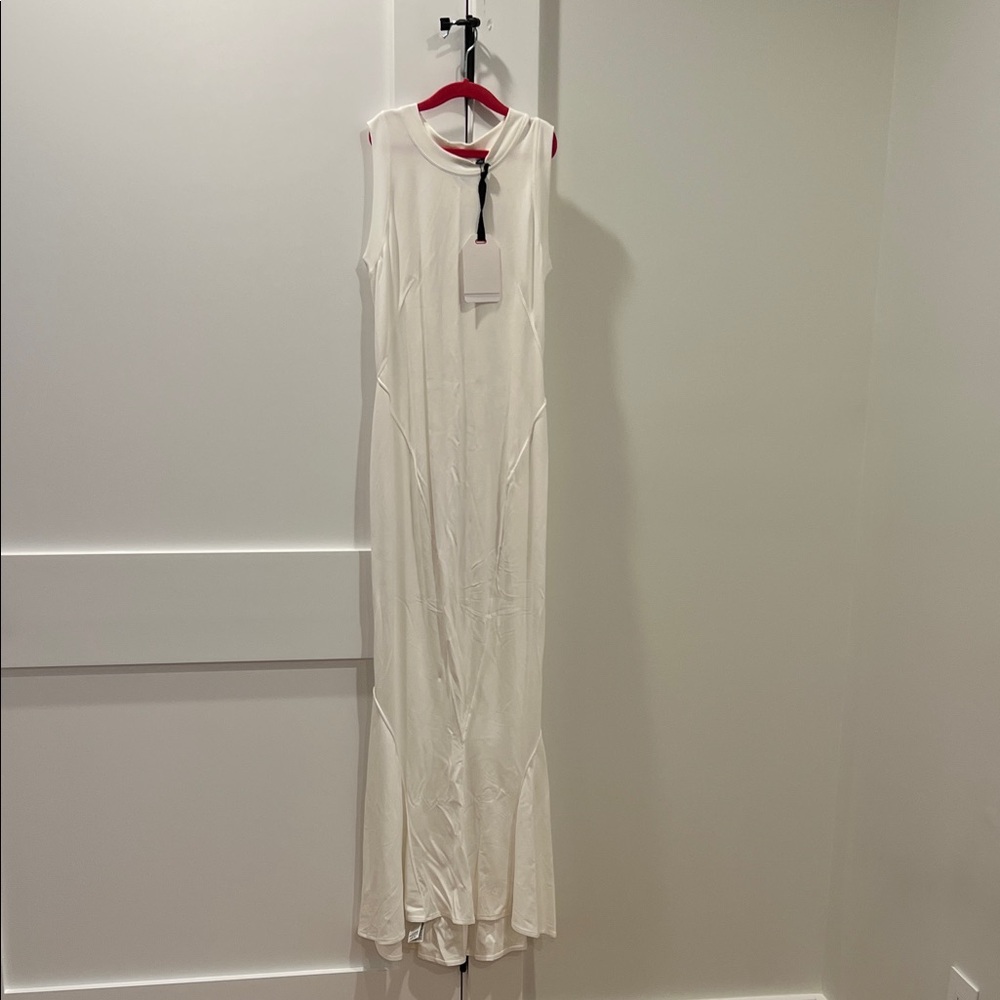GAP Studio by Zac Posen White Sleeveless Maxi Dress